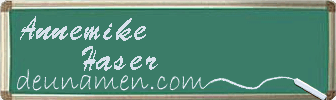 Annemike Haser Visitenkarte